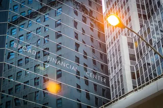 纽约，美国，博德金融中心，路灯，城市，建筑结构，建筑外观