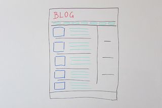 博客文本，博客，文本，网页，网页设计，博客，草图，白色背景