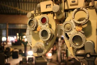 太阳镜、光纤、幻觉、光传输、接口、机构、透镜、刀片