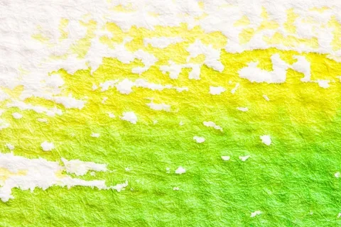 绿色，白色，纺织品，水彩画，绘画技巧，可溶性，水，溶于水