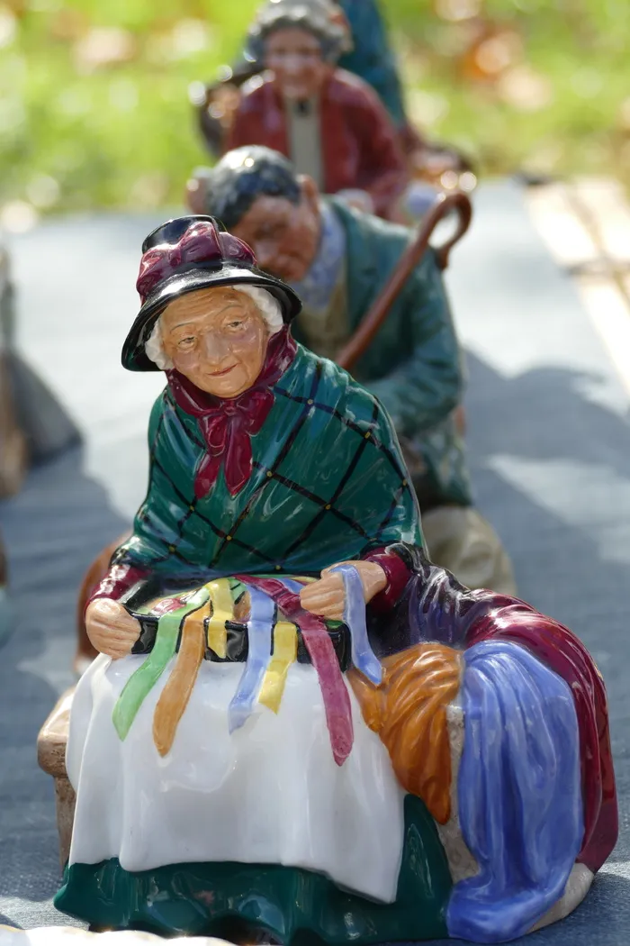 陶瓷, 图像, 艺术, 女人, 老, 年份, 陶器, bric-à-brac