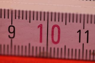 折叠尺，贝尔斯刻度，厘米，10，9，11，数字，红色