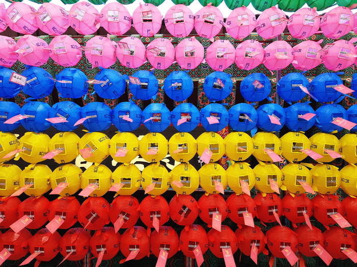 首尔，韩国，48-3中诺1号（伊利诺伊州）。2（i）。3（sam）。4（sa），佛陀，韩国，延东，颜色，灯笼