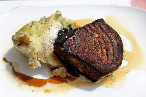 金枪鱼，鱼，新鲜，海，午餐，海鲜，金枪鱼牛排，牛排