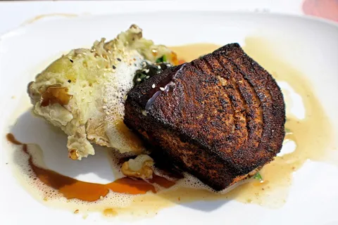 金枪鱼，鱼，新鲜，海，午餐，海鲜，金枪鱼牛排，牛排