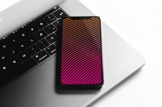 黑色Android智能手机