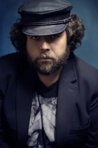 男士，黑色，开槽，翻领西装夹克，david rivers，歌手，哥伦比亚音乐家，数字内容