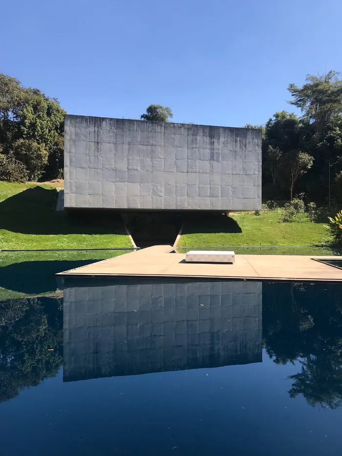 巴西，brumadinho，未命名道路，建筑，建筑，湖泊，inhotim，矩形