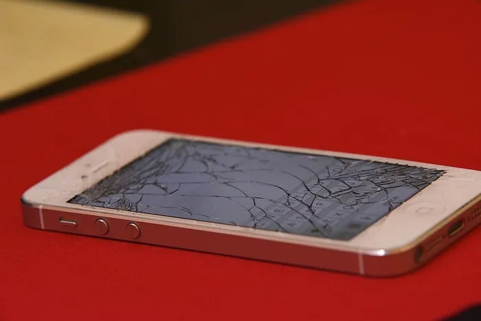 破裂，白色，iphone 5，iphone，破碎，手机，屏幕，手机