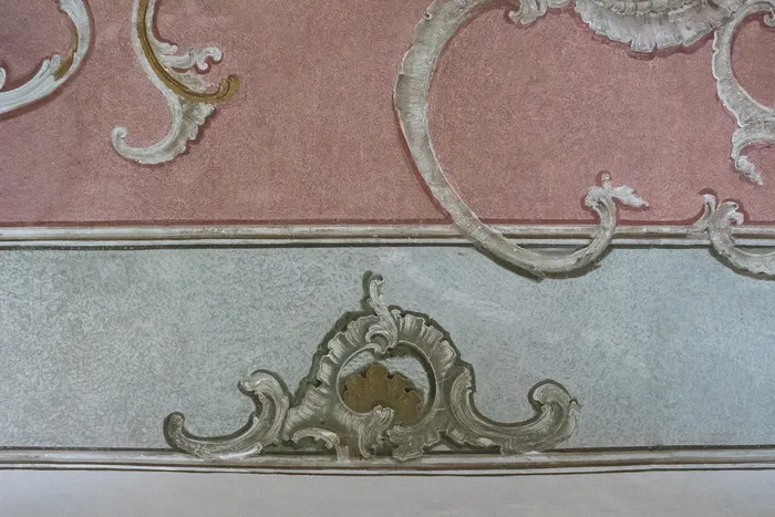 灰泥、毯子、彩绘、洛可可、装饰、建筑、室内、修道院