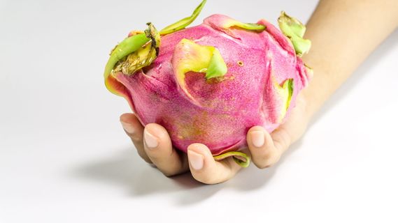 水果，龙，白色，孤立，背景，粉色，自然，食物