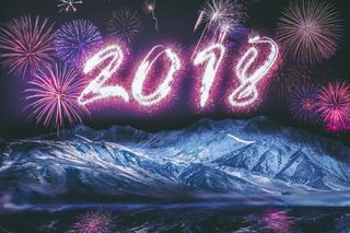新年，合成，photoshop，圣诞节，冬天，构图，庆祝，假期