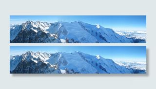 阿尔卑斯山、山脉、冬天、岩石、风景、景观、全景、旅游