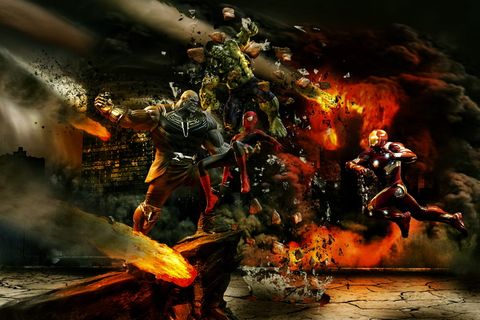 复仇者, 超级英雄, 权力, 水, 真实的人, 自然, 议案, 全长