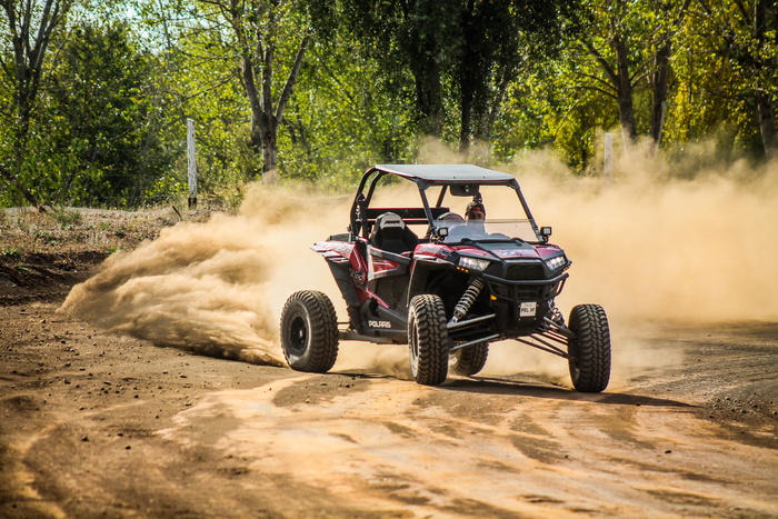 utv，赛道，旁边，树，童车，北极星，rzr，1000