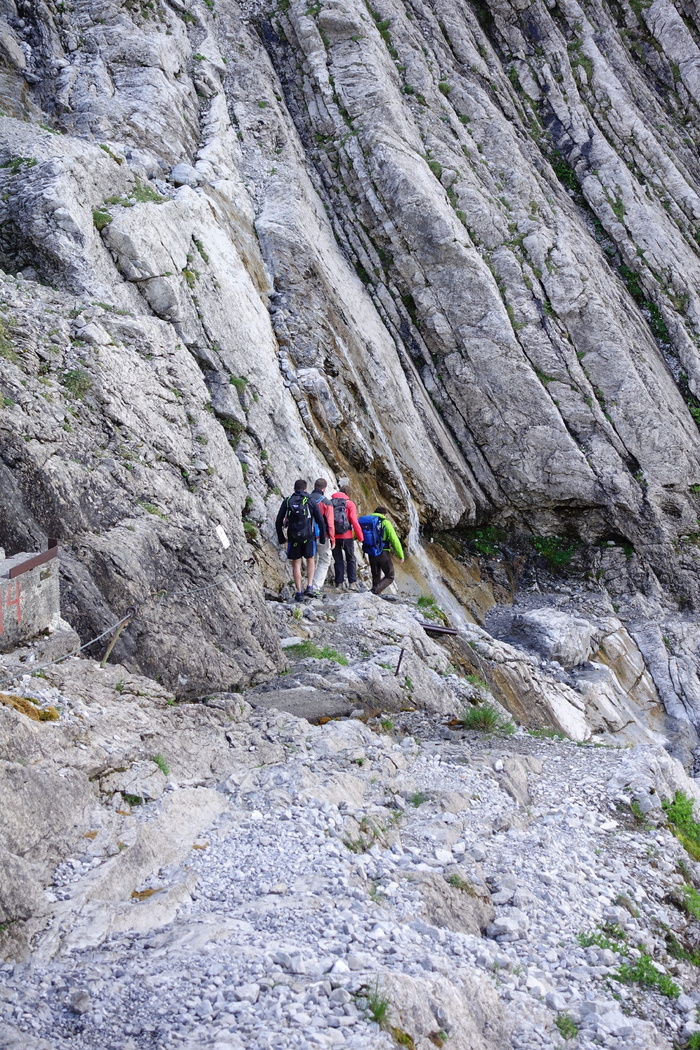 小径，高山，rätikon，schesaplana，邪恶发生，远足，山地远足，远足