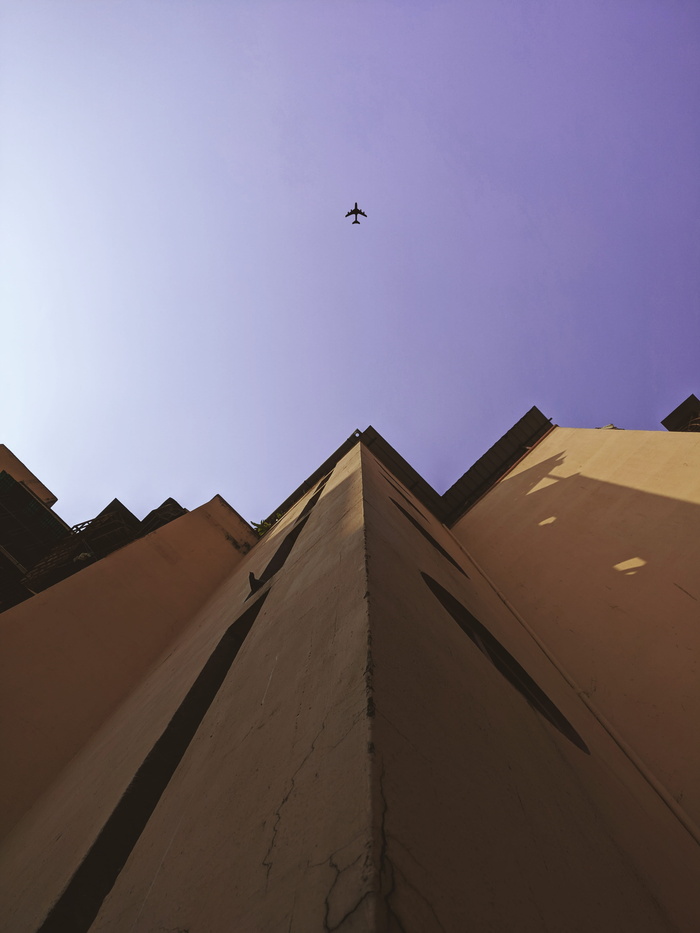 米色漆建筑