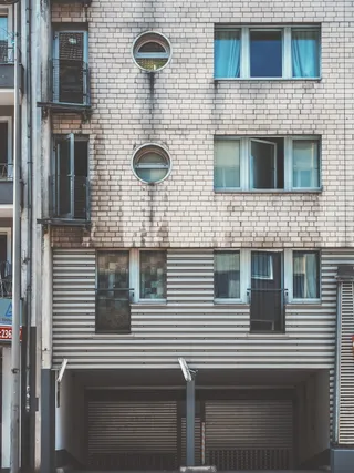 德国，科隆，砖石，几何，几何，肮脏，窗户，建筑