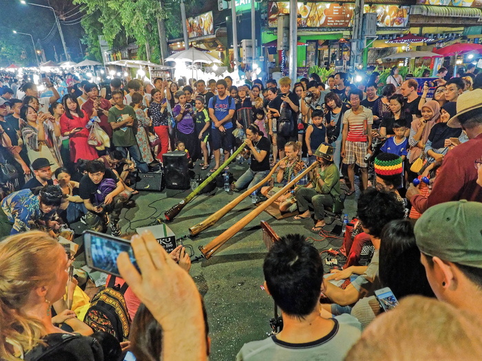 泰国, 清迈, 人群, 一大群人, 一群人, 真实的人, 男人, 高角度视图