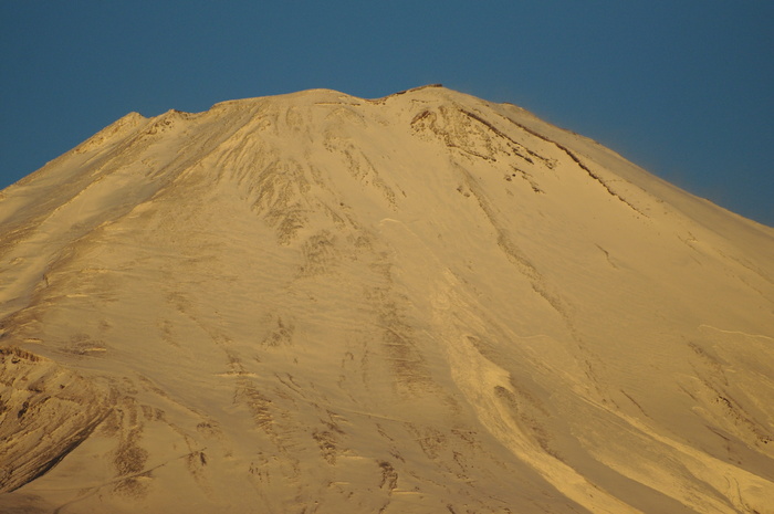 富士山，早晨，雪，沙漠，沙子，风景-自然，晴朗的天空，沙丘