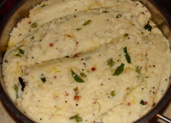 Upma，食品，南印度美食，科达古，印度，印度，美食，大米