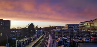 铁路，铁路，运输，火车轨道，英国，黑水，草地之家，车辆