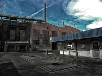 棕色，木质，房屋，白天，工厂，建筑，旧，工业