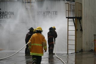 火, 旅, 软管, 救赎, 人, 水, 占领, 后视图