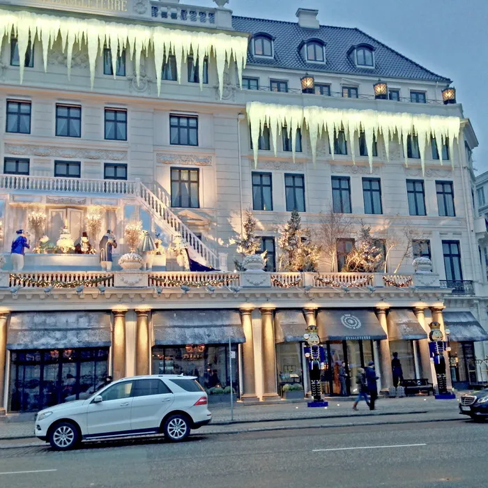 哥本哈根、圣诞节、装饰、建筑、建筑外观、汽车、建筑结构、机动车