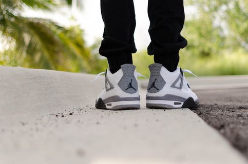 jordan，cement，nike，慢跑者，low section，人腿，身体部位，菜鸟图库