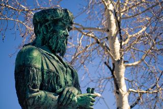 威廉姆斯，美国，蓝天，桦树，绿色，铜，铁锈，氧化铁