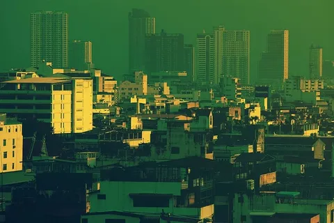 城市，天际线，建筑，摩天大楼，建筑，曼谷，bkk，城市景观