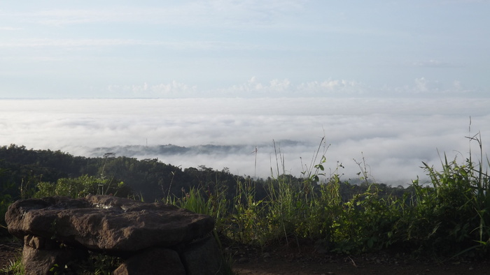 天空，自然，风景，蓝色，户外，日出，徒步旅行，阳光明媚