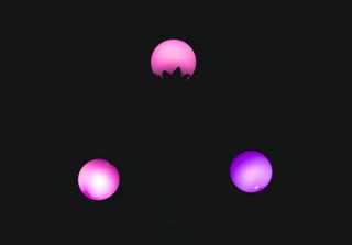 紫色, 粉红色, 气球, 黑色背景, 没有人, 天空, 半空, 工作室拍摄