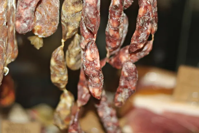 萨拉米香肠，香肠，腌制香肠，肉，cacciatore，chorizo，美味，特产