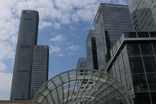 深圳，云，蓝色，天空，窗户，金属，玻璃，中国