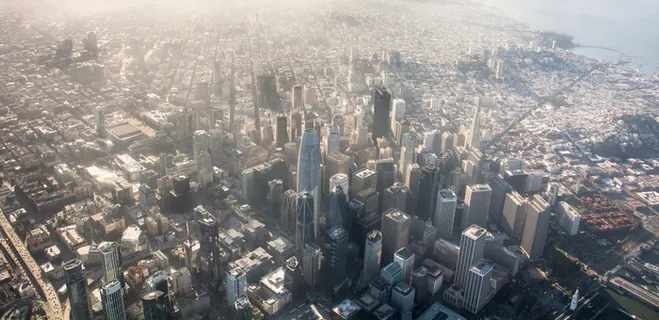 美国，旧金山，salesforce tower，建筑外观，城市景观，城市，建筑，建筑