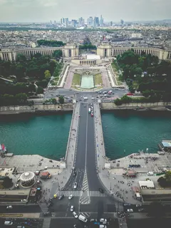 巴黎，城市，法国，法兰克里克，街道，航空，道路，埃菲尔