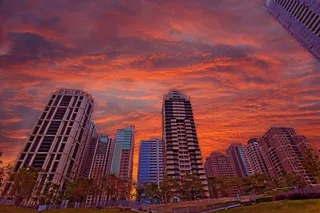 城市，建筑，摩天大楼，天际线，城市景观，天空，旅游，城市