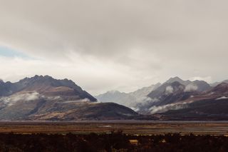 雾，风景，山，自然，户外，风景，雪，风景