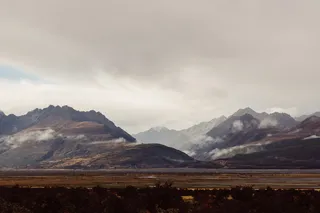 雾，风景，山，自然，户外，风景，雪，风景