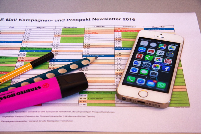 在Prospekt新闻稿2016上打开Iphone 5