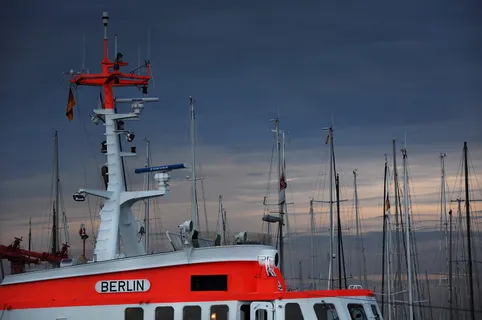 船舶，港口，黄昏，海上救援服务，运输，航海船舶，运输方式，天空