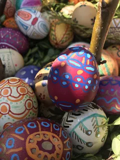 复活节,彩蛋,装饰品,a,手工制作,篮子,传统,图案 复活节,彩蛋,装饰品,a,手工制作,篮子,传统,图案