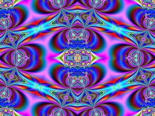 平铺、基于分形的抽象背景图案