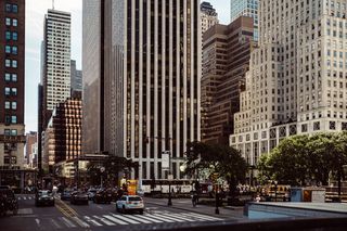 美国纽约州第五大道第五大道第五大道苹果商店街