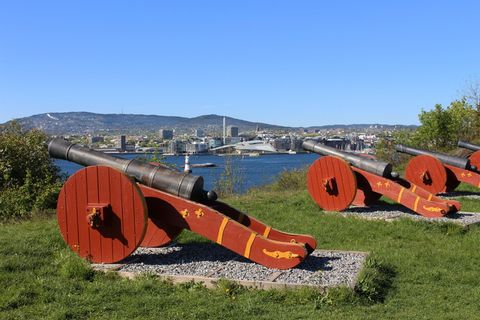 奥斯陆，奥斯陆，挪威，夏季，斯堪的纳维亚，霍维多亚，岛屿，展望