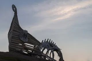 挪威，瓦多，德拉克，芬马克，恐龙，鲸鱼，维京船，地标