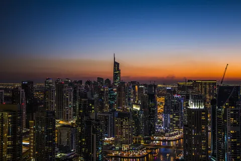 城市夜间景观摄影