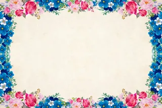 框架，花卉，花卉，背景，复古，玫瑰，花束，簇